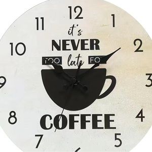 Wall Clock Coffee Theme